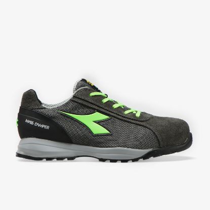 Immagine di DIADORA SCARPE ANTINFORTUNISTICHE GLOVE MDS TEXT S1P 177668 COL. GRIGIO/VERDE C9546 44 