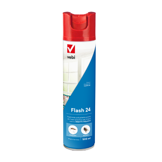 Immagine di VEBI FLASH 24 INSETTICIDA SPRAY MOSCHE/ZANZARE 500ML