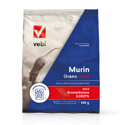 Immagine di VEBI MURIN FORTE GRANO GOLD BUSTA CF. 140 GR. TOPICIDA