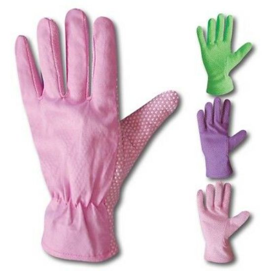 Immagine di GUANTI GIARDINO PUNTINATI KIDS 118/2SAFETY  ROSA/VIOLA/VERDE