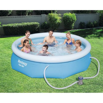 Immagine di BESTWAY 57270 Piscina FAST SET fuori terra tonta 305xh76 c/pompa e filtro 3638L