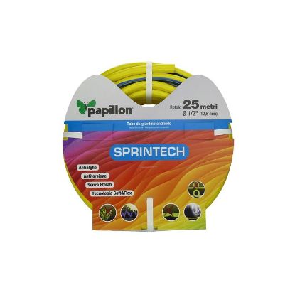 Immagine di PAPILLON SPRINTECH Tubo pvc retinato giallo da giardino 3/4 Ø 19mm 25mt 50206