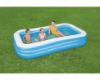 Immagine di BESTWAY 54009 Piscina FAMILY fuori terra gonfiabile 2 anelli 305x183x56 778 Lt