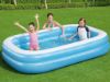 Immagine di BESTWAY 54006 Piscina FAMILY fuori terra gonfiabile 2 anelli 262x175x51 778 Lt