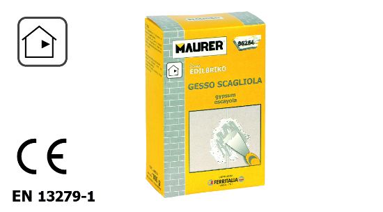 Immagine di MAURER 86264 GESSO SCAGLIOLA KG.1 EDILBRIKO