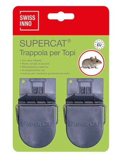 Immagine di TRAPPOLA PER TOPI PICCOLA 2 PZ SUPERCAT