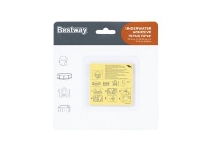 Immagine di BESTWAY 62091 Kit toppe autoadesive per riparazioni sott'acqua 10 pz da 6,5 x 6,5 cm