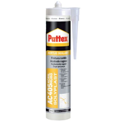 Immagine di PATTEX AC 405 ACRIL MURO SILICONE BIANCO VERNICIABILE 300 ML